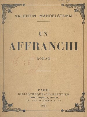 cover image of Un affranchi